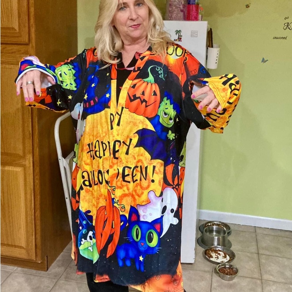 Halloween colorful jacket size 22